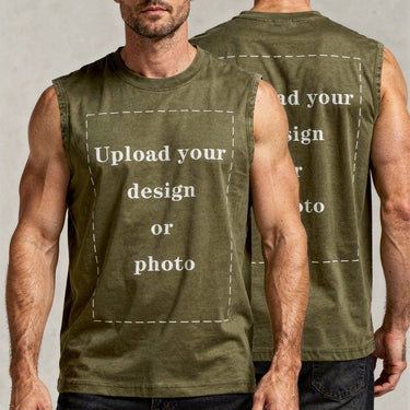 Men’s Vintage-Wash 230g Cotton Tank Top DV01A
