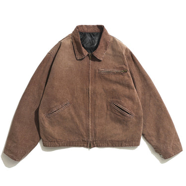 Men’s Vintage Washed Cotton Work Jacket