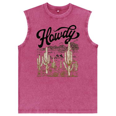 Man’s Howdy Graphic Tank Top