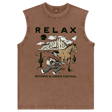 Man’s Relax Graphic Tank Top
