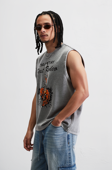 Man’s Rodeo Graphic Tank Top