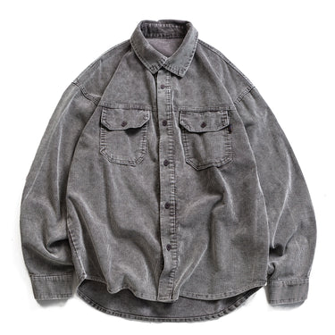 Men’s Vintage Washed Corduroy Shirt