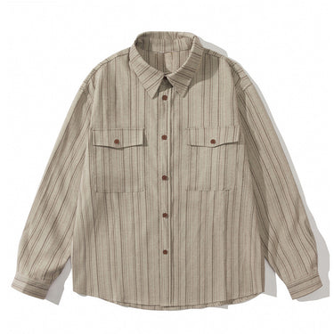 Men’s Vintage Striped Cotton Shirt