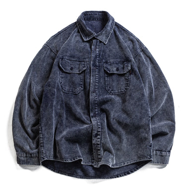 Men’s Vintage Washed Corduroy Shirt