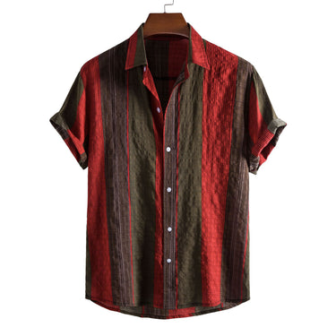 Men’s Vintage Stripe Short Sleeve Shirt
