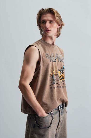 Man’s Wild West Graphic Tank Top