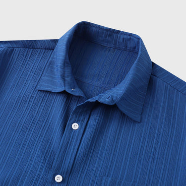 Men’s Vertical Stripe Short Sleeve Shirt