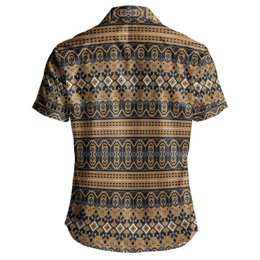 Man’s Geometric Patterned Button - Down Shirt