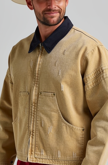 Men’s Washed Cotton Work Jacket