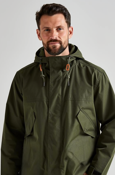 Men’s Hooded Long Parka Jacket
