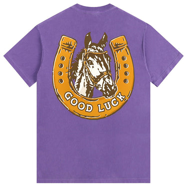 Man’s Horse Good Luck Graphic T-Shirt