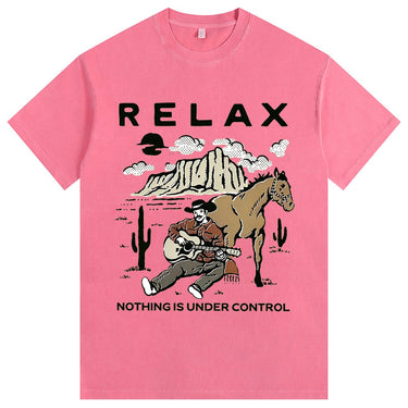 Man’s Relax Western Graphic T-Shirt