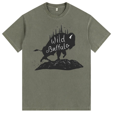 Man’s Wild Buffalo Graphic T-Shirt