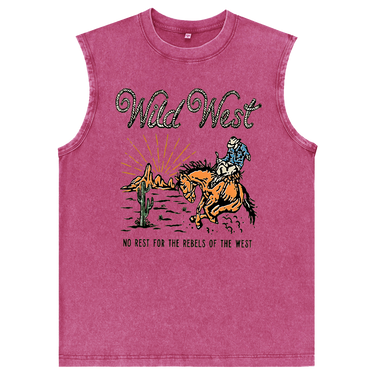 Man’s Wild West Graphic Tank Top