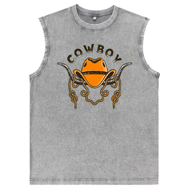 Man’s Cowboy Graphic Tank Top