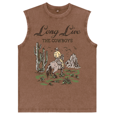 Man’s Cowboy Graphic Tank Top