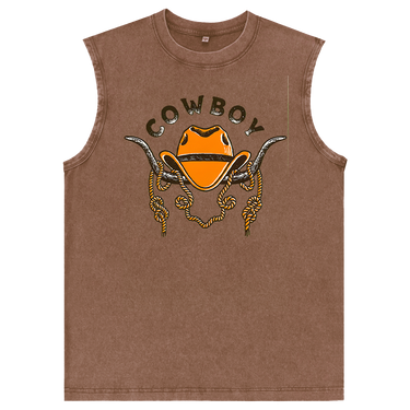 Man’s Cowboy Graphic Tank Top