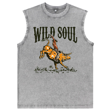 Man’s Wild Soul Rodeo Graphic Tank Top