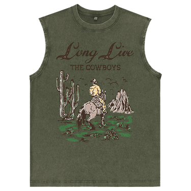 Man’s Cowboy Graphic Tank Top