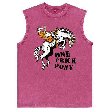 Man’s One Trick Pony Graphic Tank Top