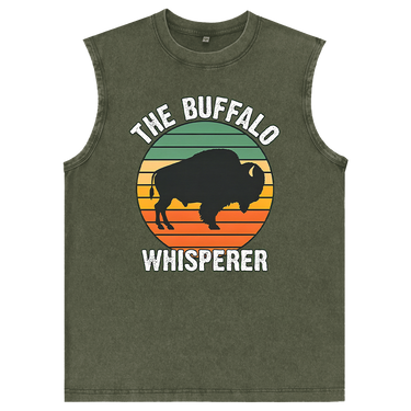 Man’s Buffalo Whisperer Graphic Tank Top