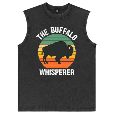Man’s Buffalo Whisperer Graphic Tank Top