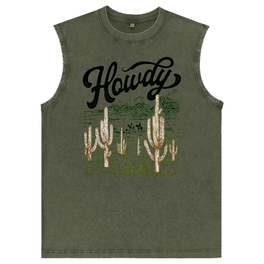 Man’s Howdy Graphic Tank Top