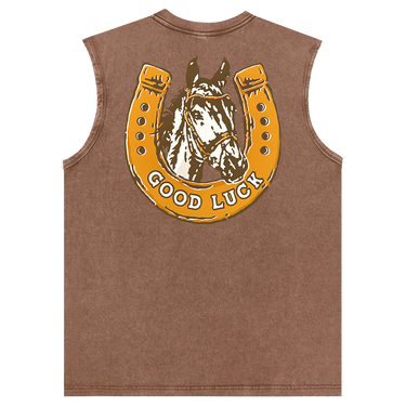 Man’s Good Luck Graphic Tank Top