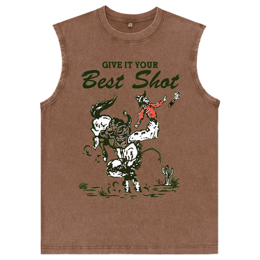 Man’s Rodeo Graphic Tank Top