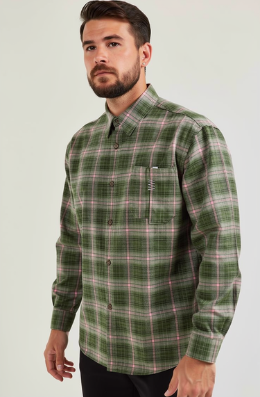 Men’s Plaid Long Sleeve Shirt