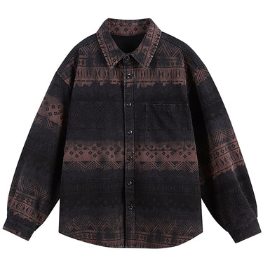 Men’s Vintage Tribal Pattern Shirt