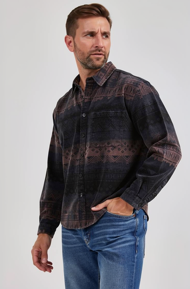 Men’s Vintage Tribal Pattern Shirt