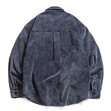 Men’s Vintage Washed Corduroy Shirt