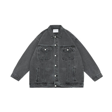 Men’s Stone-Washed Denim Jacket JK212