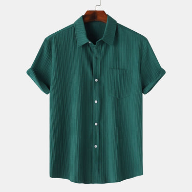 Men’s Vertical Stripe Short Sleeve Shirt