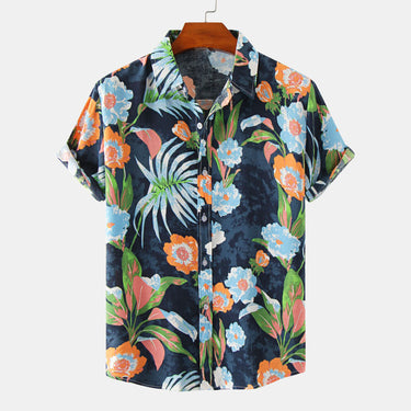 Men’s Tropical Floral Short Sleeve Shirt