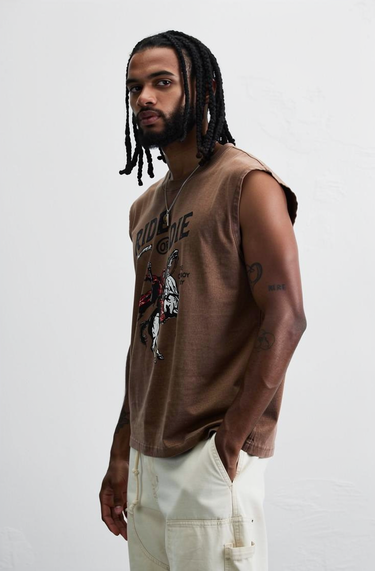Man’s Ride or Die Graphic Tank Top