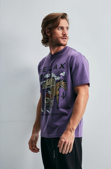 Man’s Relax Western Graphic T-Shirt