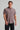 Men’s Solid Textured Short Sleeve Stand Collar Shirt